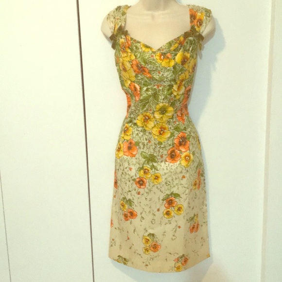 Vintage Dresses & Skirts - Vintage 1960s floral dress